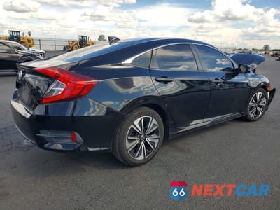 Trzecie zdjęcie samochodu z tyłu: 2018 HONDA CIVIC EX VIN:JHMFC1F30JX015873 - miniatura