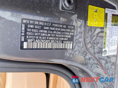 Zdjęcie 13 z 13 samochodu: 2015 PORSCHE MACAN S VIN:WP1AB2A5XFLB57433 - miniatura
