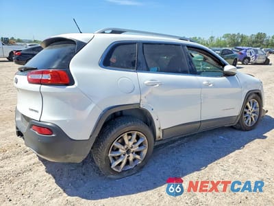 Trzecie zdjęcie samochodu z tyłu: 2014 JEEP CHEROKEE LIMITED VIN:1C4PJLDSXEW204432 - miniatura