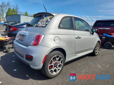 Trzecie zdjęcie samochodu z tyłu: 2013 FIAT 500 SPORT VIN:3C3CFFBR4DT737032 - miniatura
