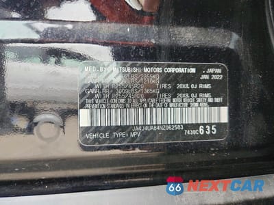 Zdjęcie 13 z 13 samochodu: 2022 MITSUBISHI OUTLANDER SE VIN:JA4J4UA84NZ062583 - miniatura