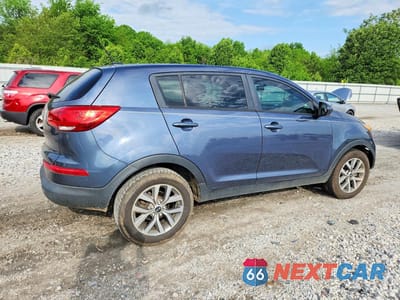 Trzecie zdjęcie samochodu z tyłu: 2014 KIA SPORTAGE LX VIN:KNDPB3AC0E7568606 - miniatura