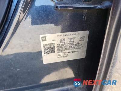 Zdjęcie 12 z 12 samochodu: 2019 CHEVROLET MALIBU LS VIN:1G1ZB5STXKF206599 - miniatura