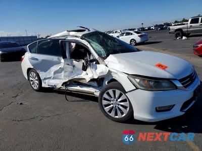 Czwarte zdjęcie samochodu z boku: 2013 HONDA ACCORD EXL VIN:1HGCR2F8XDA071672 - miniatura