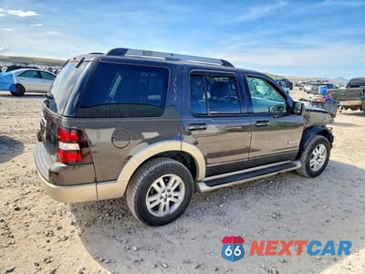 Trzecie zdjęcie samochodu z tyłu: 2007 FORD EXPLORER EDDIE BAUER VIN:1FMEU74E07UB36202 - miniatura