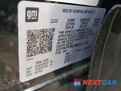 Zdjęcie 13 z 13 samochodu: 2024 CADILLAC LYRIQ SPORT VIN:1GYKPVRL9RZ112992 - miniatura