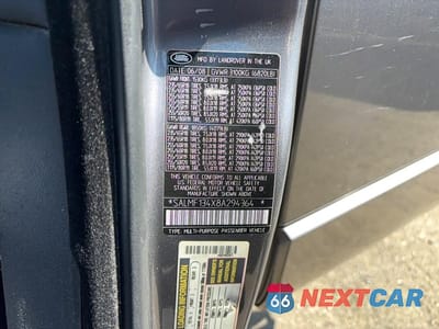 Zdjęcie 10 z 12 samochodu: 2008 LAND ROVER RANGE ROVER SUPERCHARGED VIN:SALMF134X8A294364 - miniatura