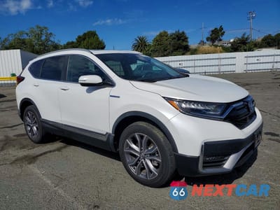 Czwarte zdjęcie samochodu z boku: 2021 HONDA CR-V TOURING VIN:7FART6H93ME002261 - miniatura