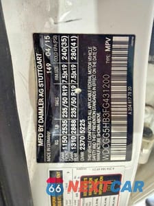 Zdjęcie 10 z 14 samochodu: 2015 MERCEDES-BENZ GLK 350 VIN:WDCGG5HB3FG431200 - miniatura