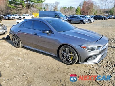 Czwarte zdjęcie samochodu z boku: 2022 MERCEDES-BENZ CLA AMG 35 4MATIC VIN:W1K5J5BB6NN307025 - miniatura