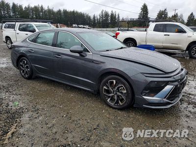 Czwarte zdjęcie samochodu z boku: 2024 HYUNDAI SONATA SEL VIN:KMHL64JA1RA368085 - miniatura