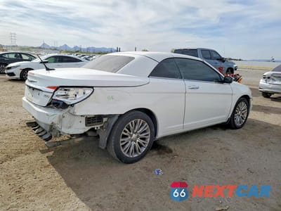 Trzecie zdjęcie samochodu z tyłu: 2012 CHRYSLER 200 LIMITED VIN:1C3BCBFG4CN178733 - miniatura