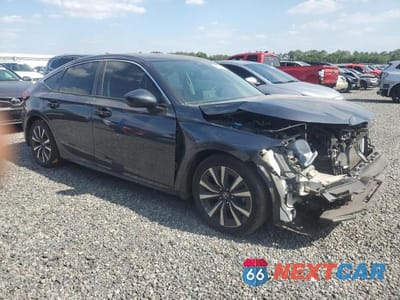 Czwarte zdjęcie samochodu z boku: 2024 HONDA CIVIC EXL VIN:19XFL1H71RE002353 - miniatura