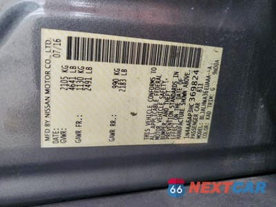 Zdjęcie 12 z 12 samochodu: 2017 NISSAN MAXIMA PLATINUM VIN:1N4AA6AP3HC369824 - miniatura