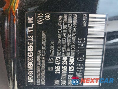 Zdjęcie 12 z 12 samochodu: 2016 MERCEDES-BENZ C 300 4MATIC VIN:55SWF4KB1GU111455 - miniatura