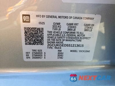 Zdjęcie 12 z 12 samochodu: 2025 CHEVROLET SILVERADO K1500 LTZ VIN:2GCUKGED5S1213615 - miniatura