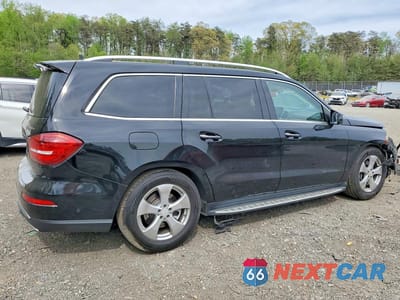 Trzecie zdjęcie samochodu z tyłu: 2017 MERCEDES-BENZ GLS 450 4MATIC VIN:4JGDF6EE4HA822549 - miniatura