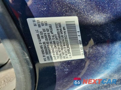 Zdjęcie 13 z 13 samochodu: 2010 HONDA ODYSSEY EX VIN:5FNRL3H40AB091913 - miniatura