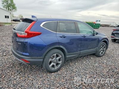 Trzecie zdjęcie samochodu z tyłu: 2019 HONDA CR-V EX VIN:5J6RW2H54KL014495 - miniatura