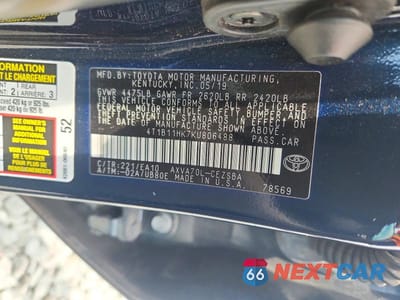 Zdjęcie 13 z 13 samochodu: 2019 TOYOTA CAMRY SE VIN:4T1B11HK7KU806488 - miniatura