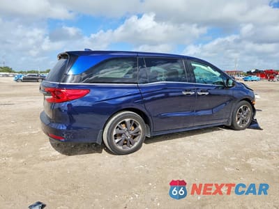 Trzecie zdjęcie samochodu z tyłu: 2022 HONDA ODYSSEY ELITE VIN:5FNRL6H9XNB056881 - miniatura