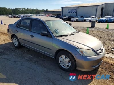 Czwarte zdjęcie samochodu z boku: 2005 HONDA CIVIC DX VP VIN:1HGES16305L007156 - miniatura