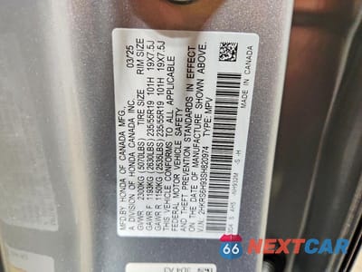 Zdjęcie 14 z 14 samochodu: 2025 HONDA CR-V SPORT TOURING VIN:2HKRS6H93SH820974 - miniatura