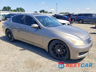 Czwarte zdjęcie samochodu z boku: 2009 INFINITI G37 SEDAN BASE VIN:JNKCV61E49M308840 - miniatura