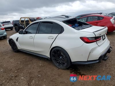 Drugie zdjęcie samochodu z przodu: 2023 BMW M3 COMPETITION VIN:WBS43AY00PFP81931 - miniatura