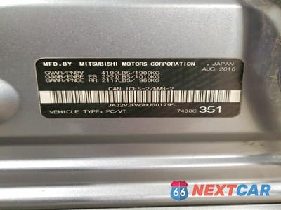 Zdjęcie 13 z 13 samochodu: 2017 MITSUBISHI LANCER ES VIN:JA32V2FW5HU601795 - miniatura
