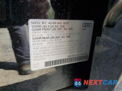 Zdjęcie 14 z 14 samochodu: 2020 AUDI Q3 PREMIUM PLUS S-LINE VIN:WA1EECF35L1086599 - miniatura