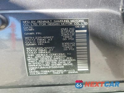 Zdjęcie 14 z 14 samochodu: 2018 NISSAN ROGUE S VIN:KNMAT2MV4JP585428 - miniatura
