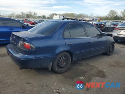 Trzecie zdjęcie samochodu z tyłu: 2001 TOYOTA COROLLA LE VIN:2T1BR12E51C486342 - miniatura