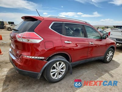Trzecie zdjęcie samochodu z tyłu: 2016 NISSAN ROGUE SV VIN:KNMAT2MT4GP620220 - miniatura