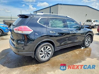 Trzecie zdjęcie samochodu z tyłu: 2014 NISSAN ROGUE S VIN:5N1AT2MT8EC784621 - miniatura