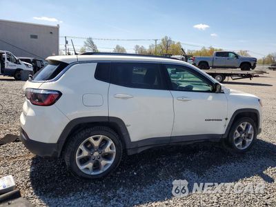 Trzecie zdjęcie samochodu z tyłu: 2021 JEEP COMPASS LIMITED VIN:3C4NJCCB6MT526417 - miniatura