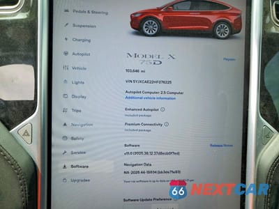 Zdjęcie 9 z 14 samochodu: 2017 TESLA MODEL X VIN:5YJXCAE22HF076225 - miniatura