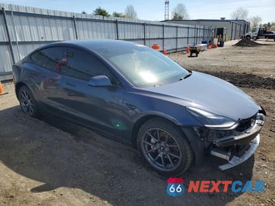 Czwarte zdjęcie samochodu z boku: 2021 TESLA MODEL 3 VIN:5YJ3E1EA5MF092784 - miniatura