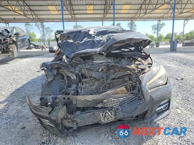 Piąte zdjęcie samochodu w środku: 2015 INFINITI Q50 PREMIUM VIN:JN1BV7AR7FM390955 - miniatura