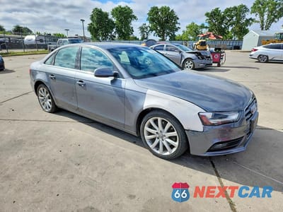Czwarte zdjęcie samochodu z boku: 2013 AUDI A4 PREMIUM PLUS VIN:WAUFFAFL5DN003871 - miniatura