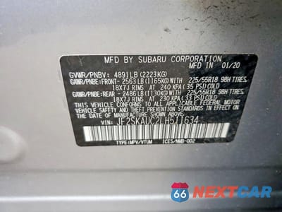 Zdjęcie 13 z 13 samochodu: 2020 SUBARU FORESTER LIMITED VIN:JF2SKAUC2LH511634 - miniatura