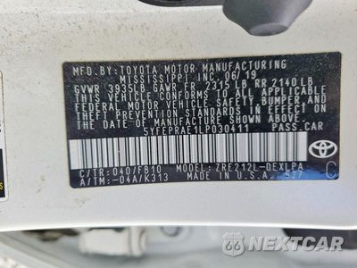 Zdjęcie 12 z 12 samochodu: 2020 TOYOTA COROLLA LE VIN:5YFEPRAE1LP030411 - miniatura