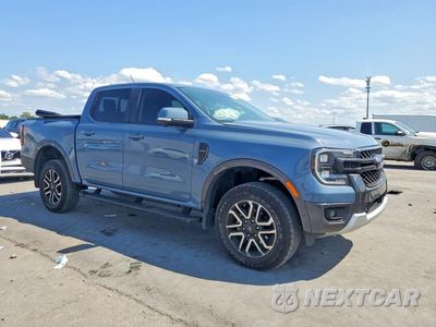 Czwarte zdjęcie samochodu z boku: 2024 FORD RANGER LARIAT VIN:1FTER4KH7RLE04009 - miniatura