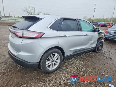 Trzecie zdjęcie samochodu z tyłu: 2018 FORD EDGE SEL VIN:2FMPK4J9XJBB85702 - miniatura