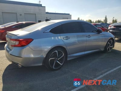 Trzecie zdjęcie samochodu z tyłu: 2022 HONDA ACCORD SPORT VIN:1HGCV1F36NA104033 - miniatura