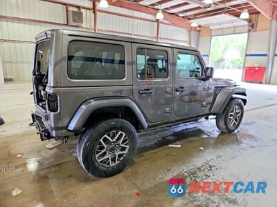 Trzecie zdjęcie samochodu z tyłu: 2025 JEEP WRANGLER SAHARA VIN:1C4PJXEN6SW654249 - miniatura
