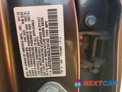 Zdjęcie 13 z 13 samochodu: 2013 ACURA RDX VIN:5J8TB3H34DL014142 - miniatura