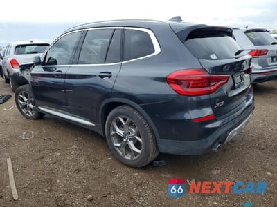 Drugie zdjęcie samochodu z przodu: 2021 BMW X3 SDRIVE30I VIN:5UXTY3C09M9H28390 - miniatura