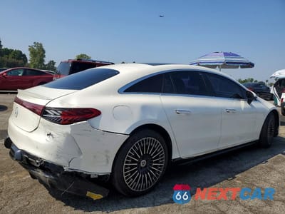 Trzecie zdjęcie samochodu z tyłu: 2022 MERCEDES-BENZ EQS SEDAN 450+ VIN:W1KCG2DB0NA009501 - miniatura