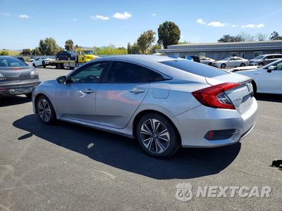 Drugie zdjęcie samochodu z przodu: 2017 HONDA CIVIC EXL VIN:19XFC1F73HE214849 - miniatura